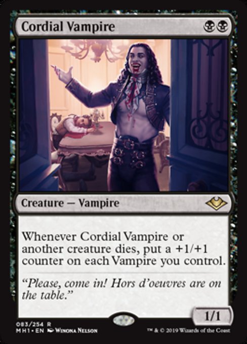 Cordial Vampire [Modern Horizons] - Evolution TCG