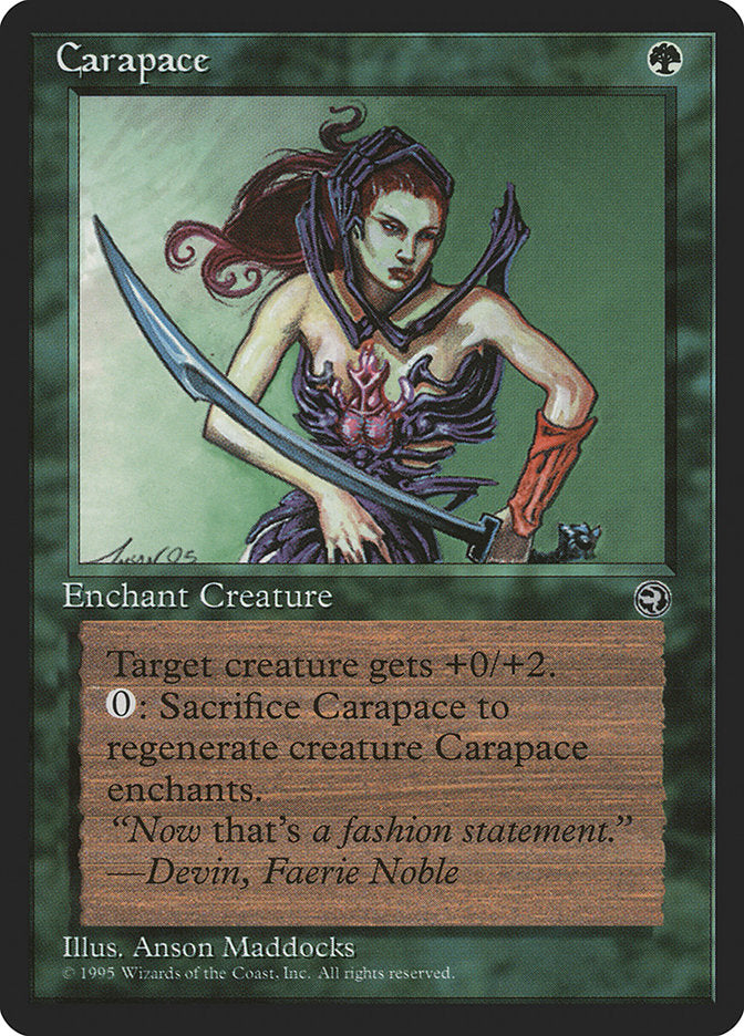 Carapace (Devin Flavor Text) [Homelands] - Evolution TCG