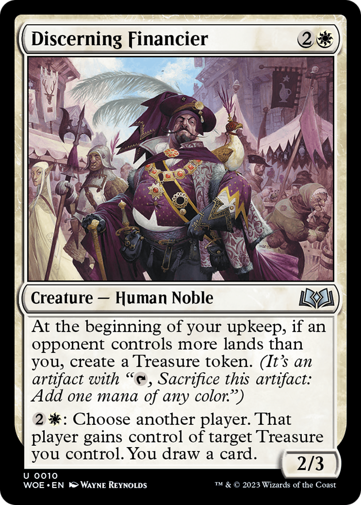 Discerning Financier [Wilds of Eldraine] - Evolution TCG