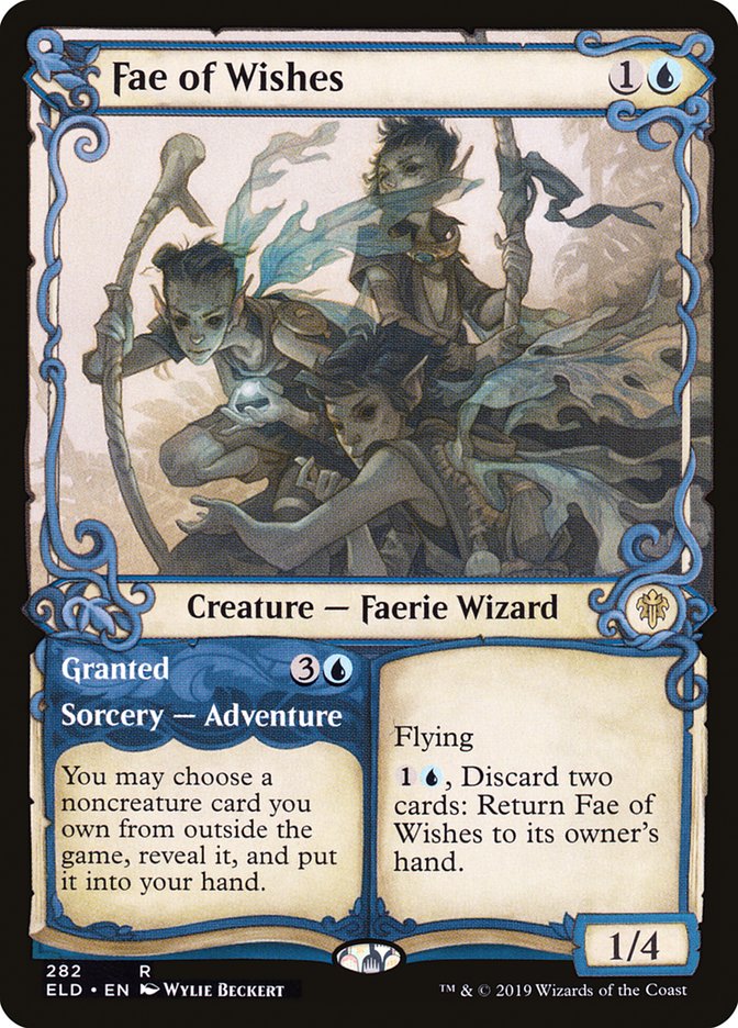 Fae of Wishes // Granted (Showcase) [Throne of Eldraine] - Evolution TCG