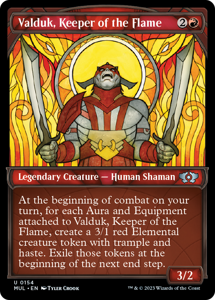 Valduk, Keeper of the Flame (Halo Foil) [Multiverse Legends] - Evolution TCG