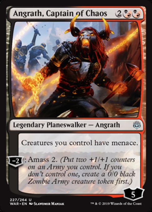 Angrath, Captain of Chaos [War of the Spark] - Evolution TCG