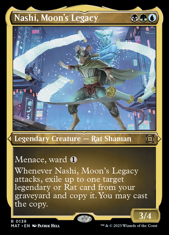Nashi, Moon's Legacy (Foil Etched) [March of the Machine: The Aftermath] - Evolution TCG