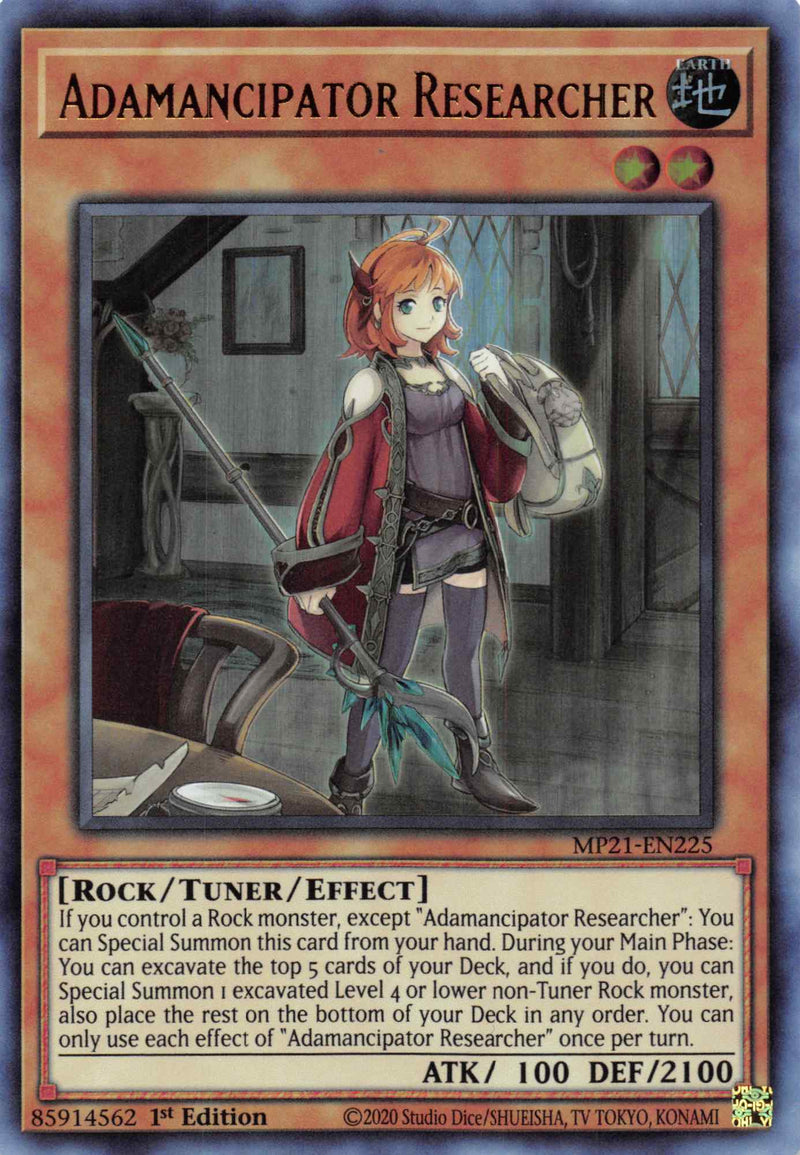 Adamancipator Researcher [MP21-EN225] Ultra Rare - Evolution TCG