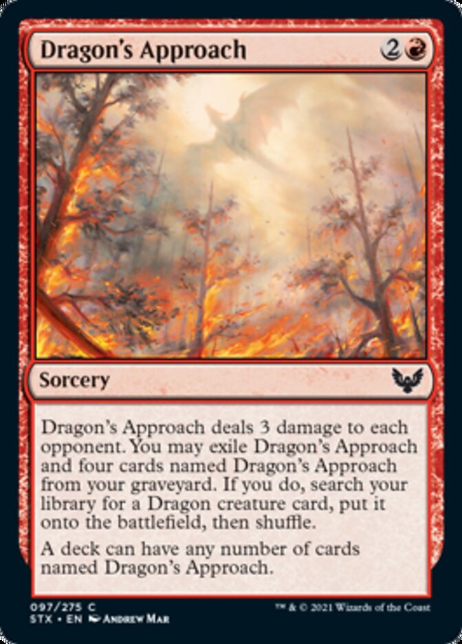 Dragon's Approach [Strixhaven: School of Mages] - Evolution TCG
