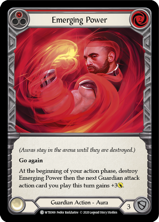 Emerging Power (Red) [U-WTR069] (Welcome to Rathe Unlimited)  Unlimited Normal - Evolution TCG