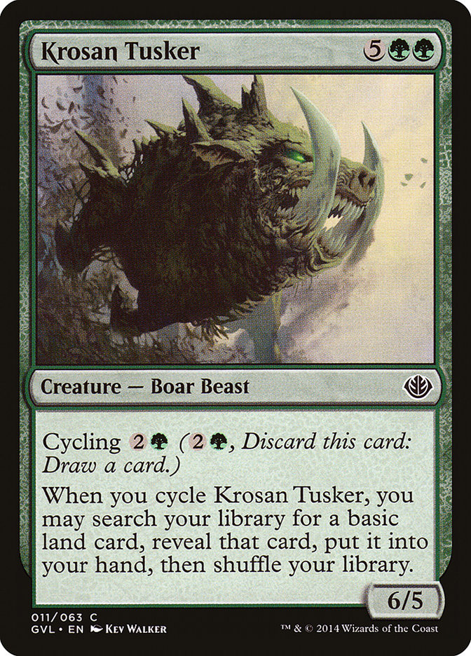 Krosan Tusker (Garruk vs. Liliana) [Duel Decks Anthology] - Evolution TCG