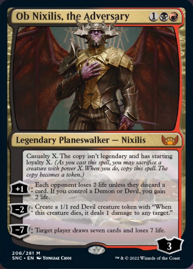 Ob Nixilis, the Adversary [Streets of New Capenna] - Evolution TCG