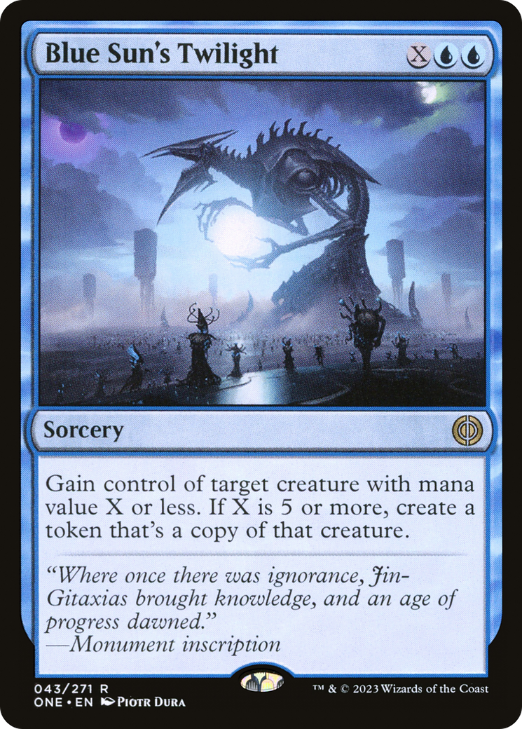 Blue Sun's Twilight [Phyrexia: All Will Be One] - Evolution TCG