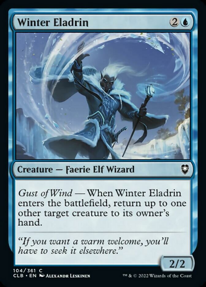 Winter Eladrin [Commander Legends: Battle for Baldur's Gate] - Evolution TCG