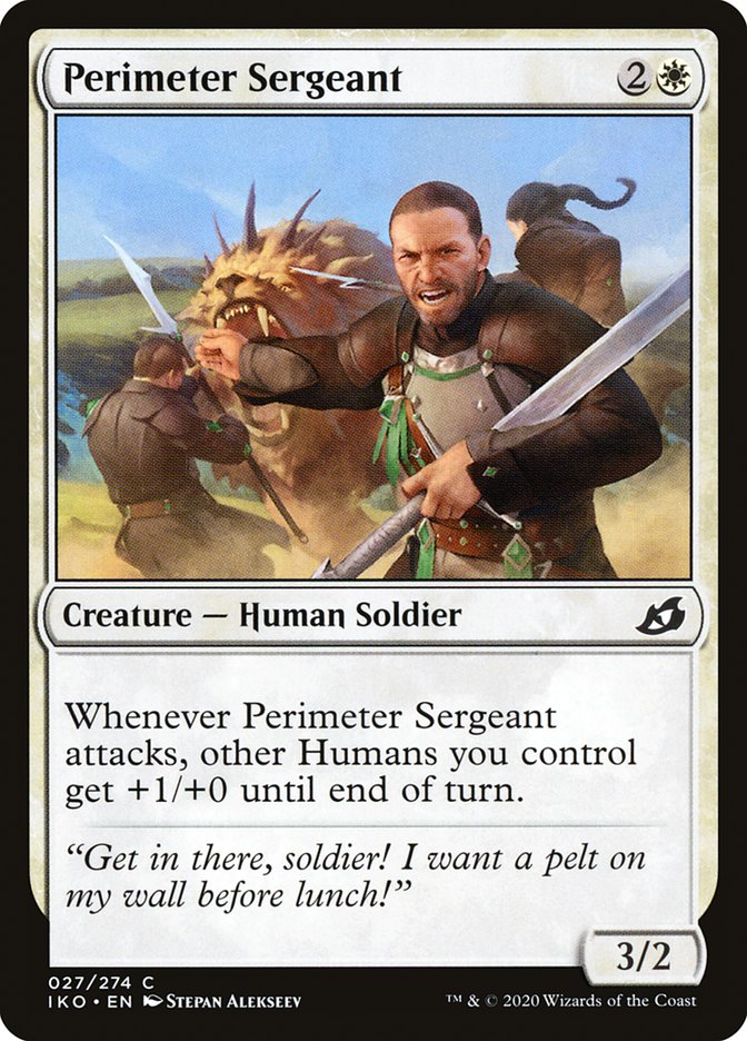 Perimeter Sergeant [Ikoria: Lair of Behemoths] - Evolution TCG