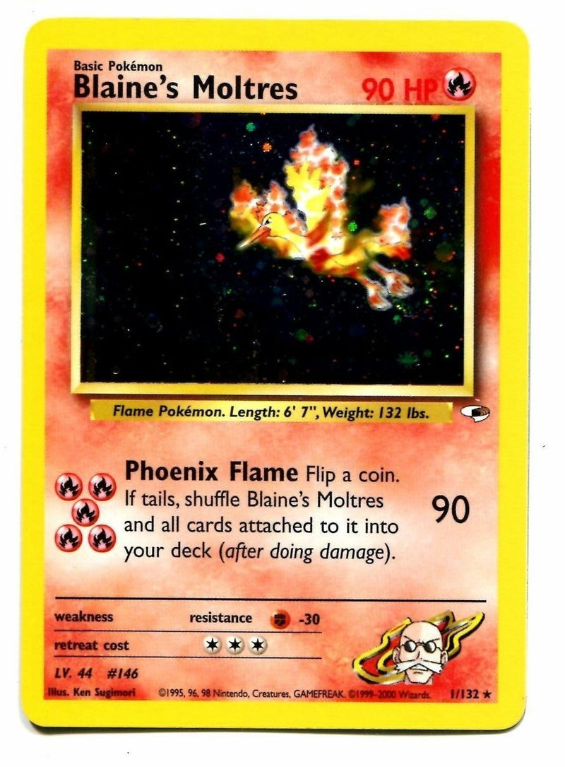 Blaine's Moltres (1/132) [Gym Heroes Unlimited] - Evolution TCG