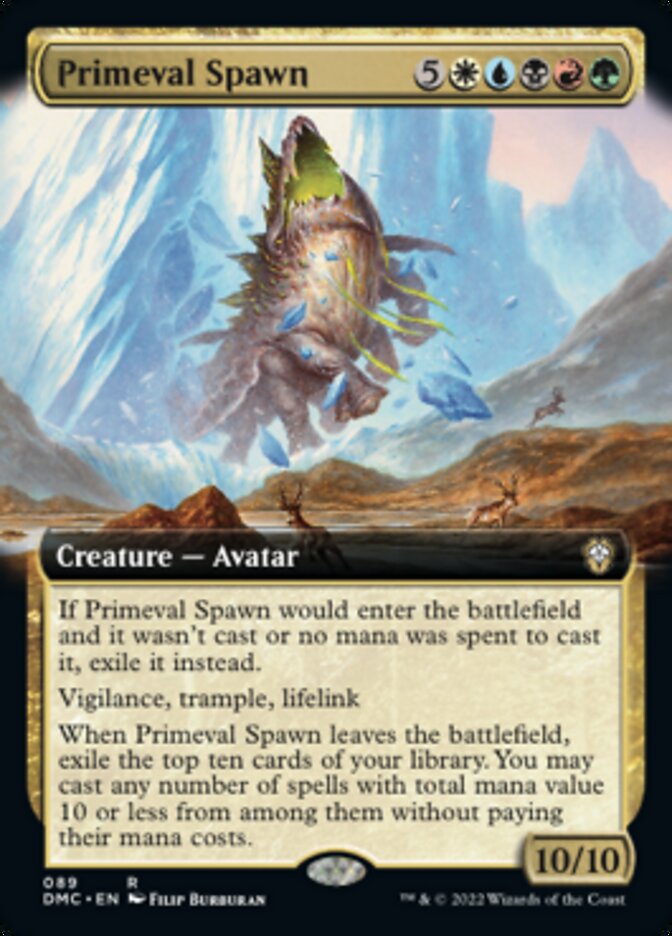 Primeval Spawn (Extended Art) [Dominaria United Commander] - Evolution TCG