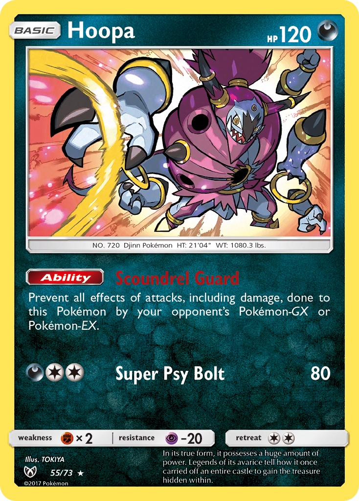 Hoopa (55/73) [Sun & Moon: Shining Legends] - Evolution TCG