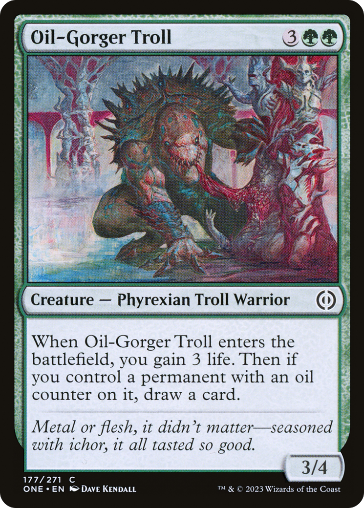 Oil-Gorger Troll [Phyrexia: All Will Be One] - Evolution TCG