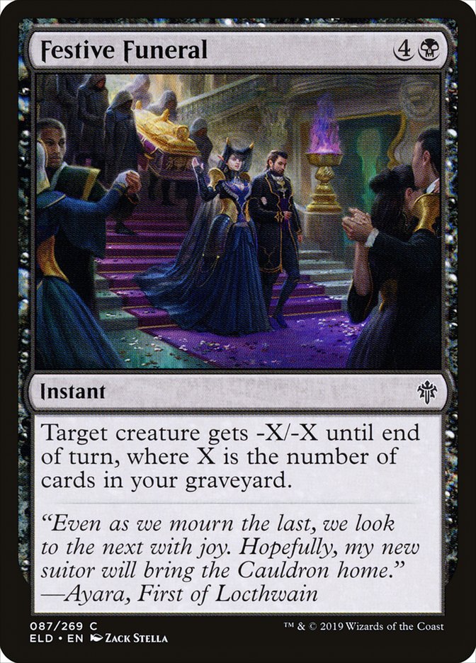 Festive Funeral [Throne of Eldraine] - Evolution TCG