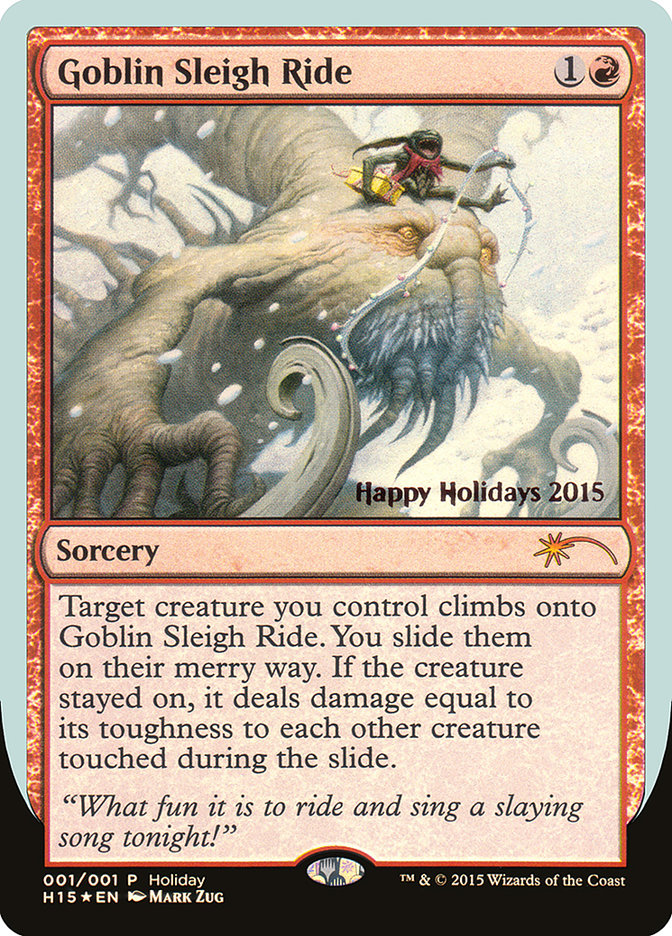 Goblin Sleigh Ride [Happy Holidays] - Evolution TCG