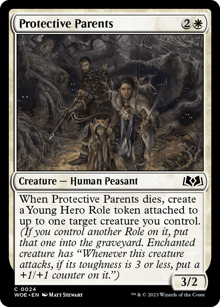 Protective Parents [Wilds of Eldraine] - Evolution TCG