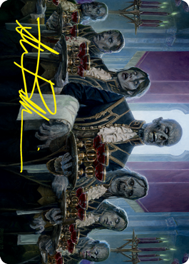 Dying to Serve Art Card (Gold-Stamped Signature) [Innistrad: Crimson Vow Art Series] - Evolution TCG