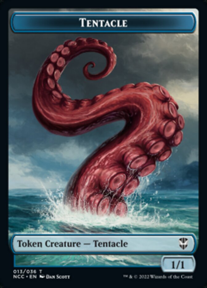 Tentacle // Clue Double-sided Token [Streets of New Capenna Commander Tokens] - Evolution TCG