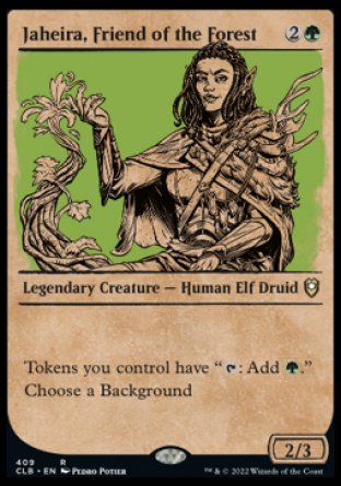 Jaheira, Friend of the Forest (Showcase) [Commander Legends: Battle for Baldur's Gate] - Evolution TCG