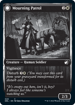 Mourning Patrol // Morning Apparition [Innistrad: Double Feature] - Evolution TCG