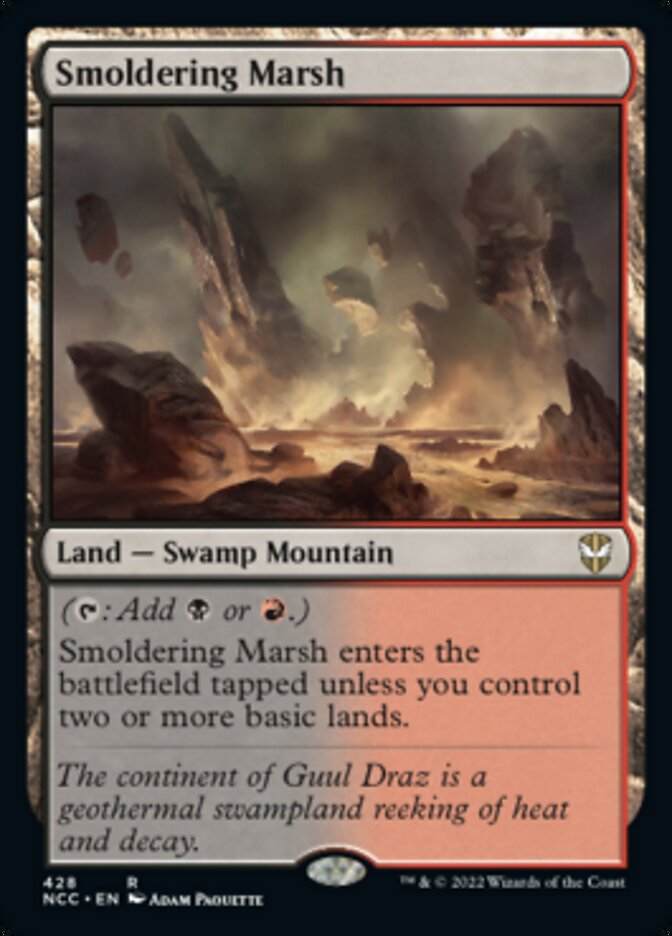 Smoldering Marsh [Streets of New Capenna Commander] - Evolution TCG