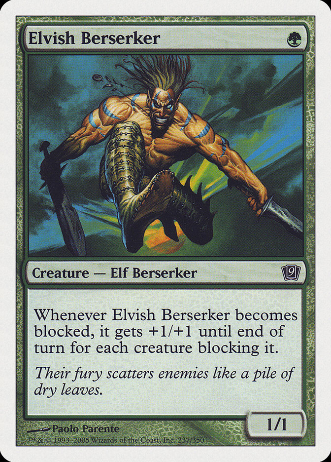 Elvish Berserker [Ninth Edition] - Evolution TCG