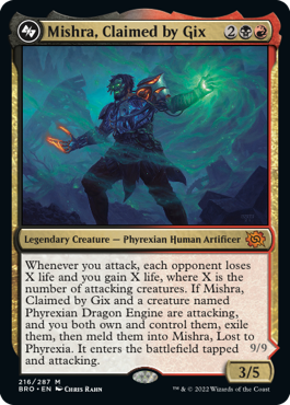 Mishra, Claimed by Gix [The Brothers' War] - Evolution TCG