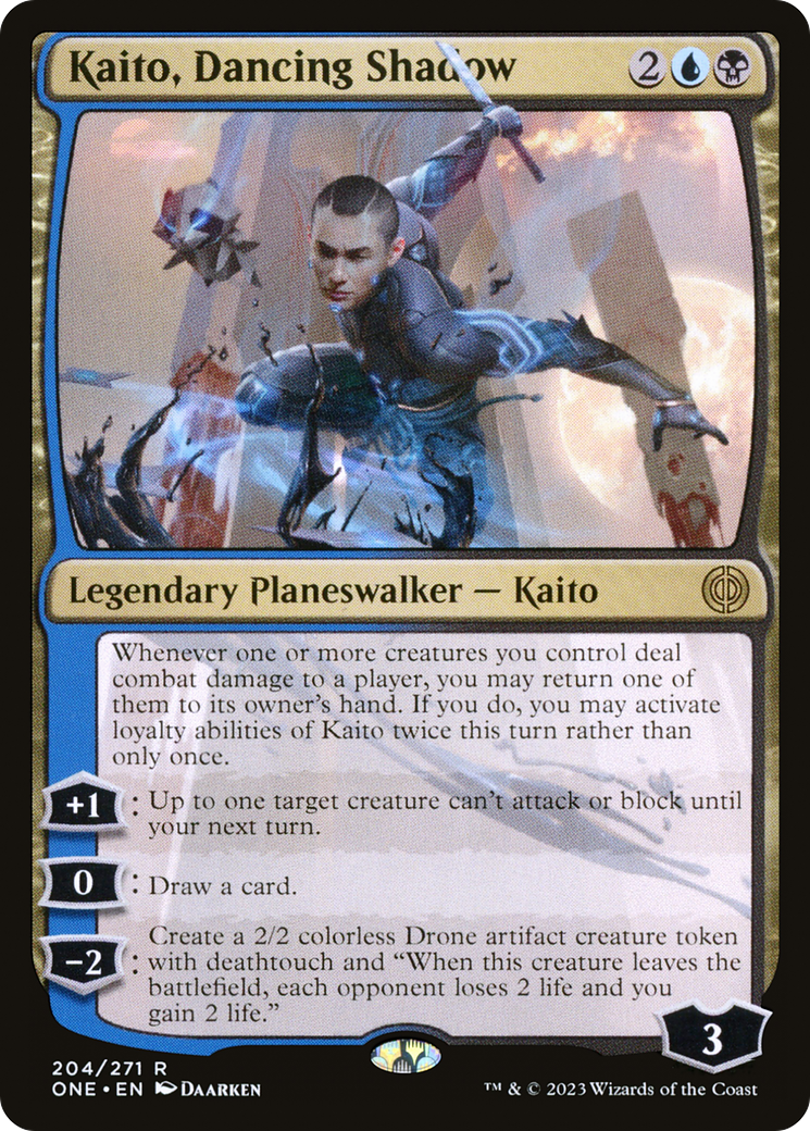 Kaito, Dancing Shadow [Phyrexia: All Will Be One] - Evolution TCG