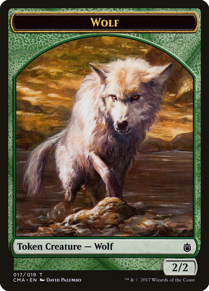 Wolf (017/019) [Commander Anthology Tokens] - Evolution TCG