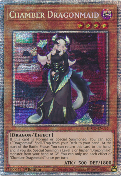 Chamber Dragonmaid [ETCO-EN026] Starlight Rare | Evolution TCG