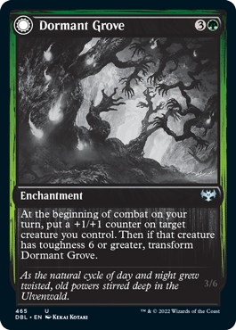 Dormant Grove // Gnarled Grovestrider [Innistrad: Double Feature] - Evolution TCG