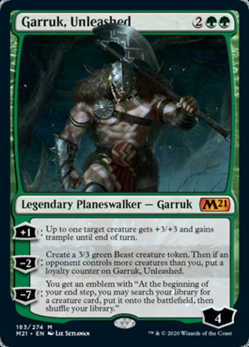 Garruk, Unleashed [Core Set 2021] - Evolution TCG