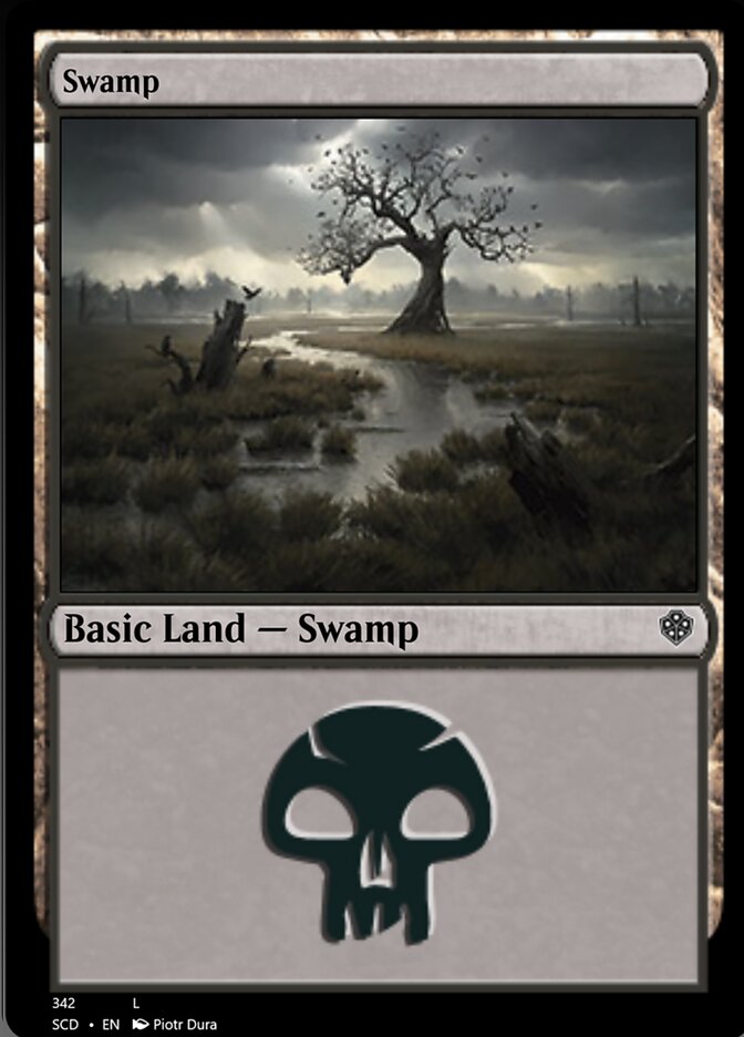 Swamp (342) [Starter Commander Decks] - Evolution TCG