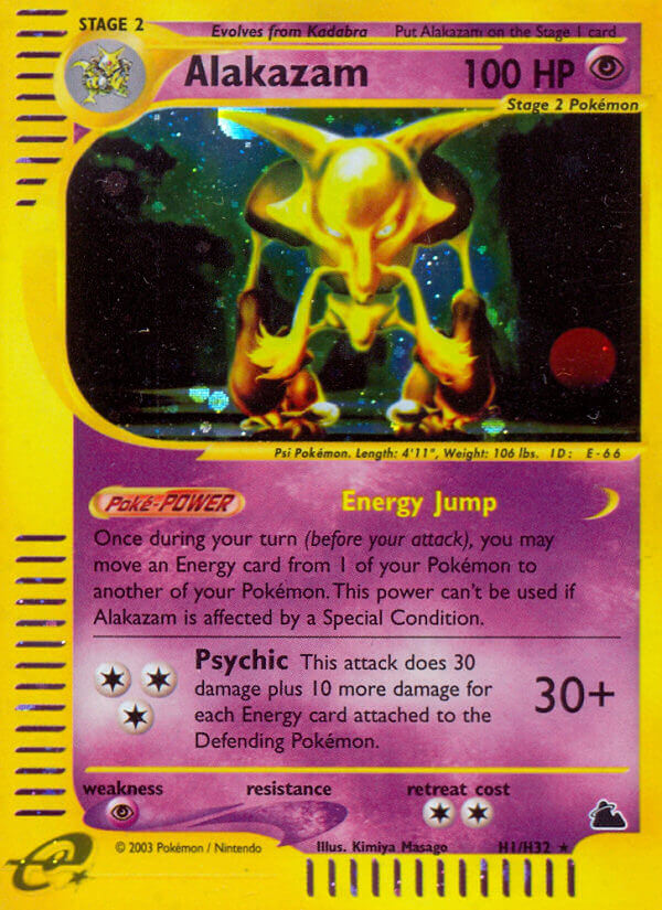 Alakazam (H1/H32) [Skyridge] - Evolution TCG