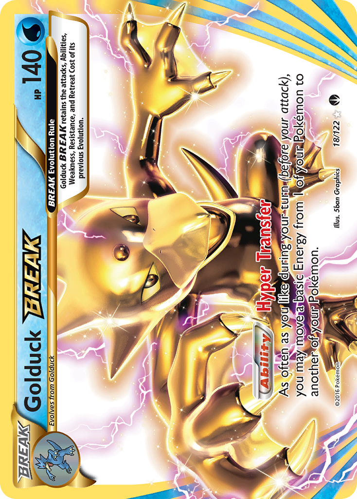 Golduck BREAK (18/122) [XY: BREAKpoint] - Evolution TCG