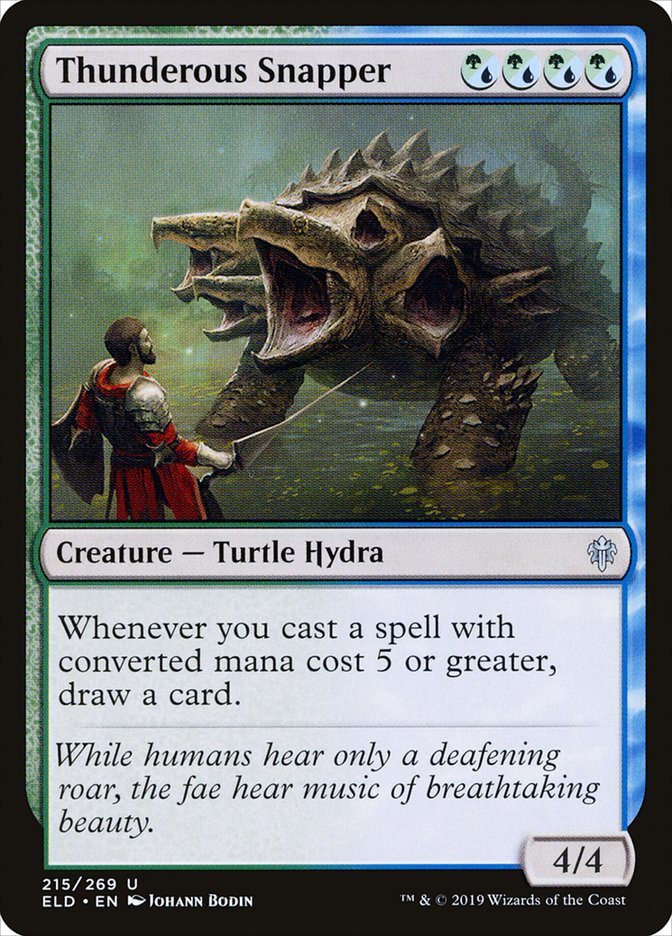 Thunderous Snapper [Throne of Eldraine] - Evolution TCG