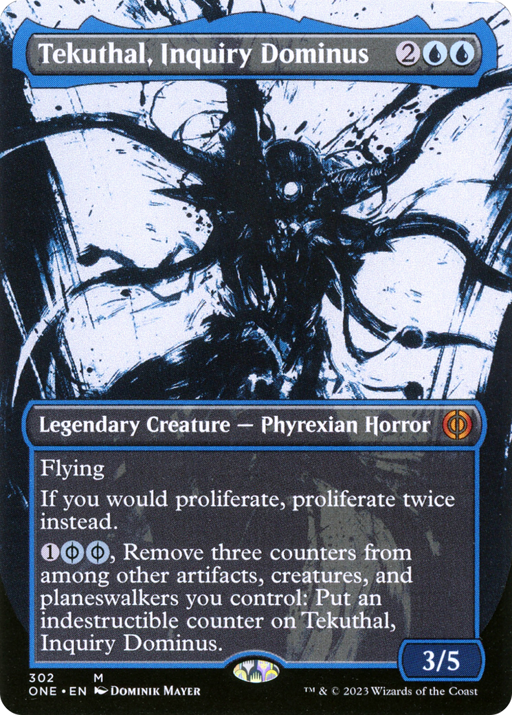 Tekuthal, Inquiry Dominus (Borderless Ichor) [Phyrexia: All Will Be One] - Evolution TCG