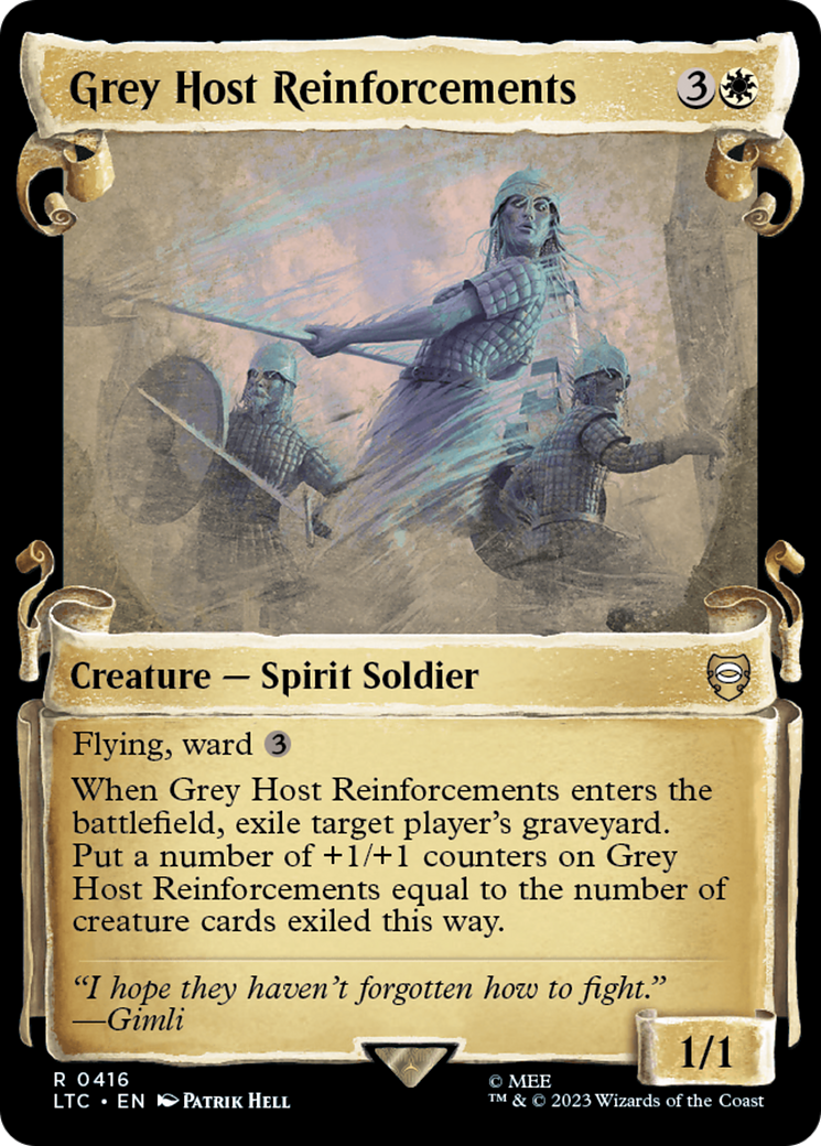 Grey Host Reinforcements [The Lord of the Rings: Tales of Middle-Earth Commander Showcase Scrolls] - Evolution TCG