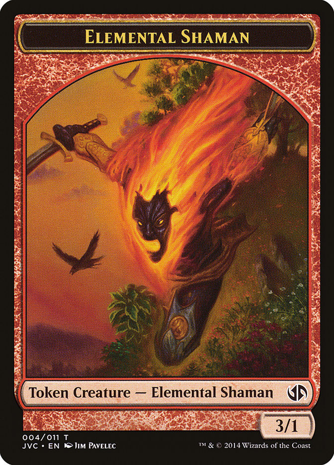Elemental Shaman Token (Jace vs. Chandra) [Duel Decks Anthology Tokens] - Evolution TCG