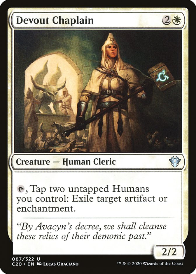 Devout Chaplain [Commander 2020] - Evolution TCG