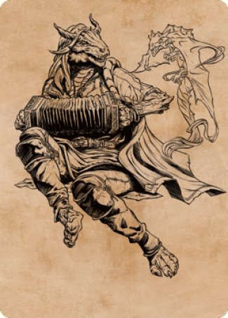 Korlessa, Scale Singer Art Card [Commander Legends: Battle for Baldur's Gate Art Series] - Evolution TCG