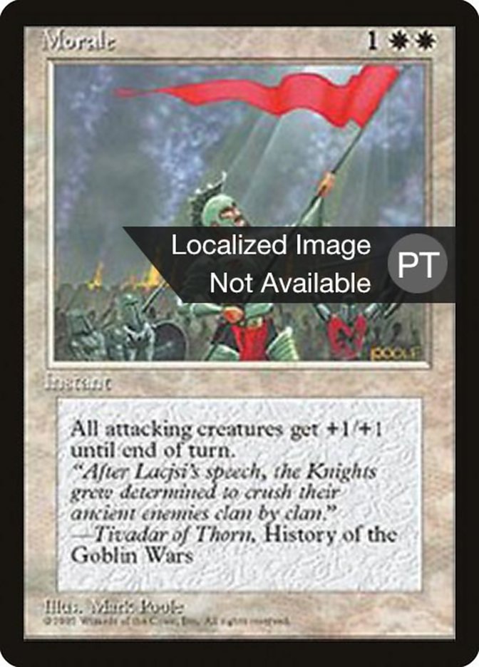 Morale [Fourth Edition (Foreign Black Border)] - Evolution TCG