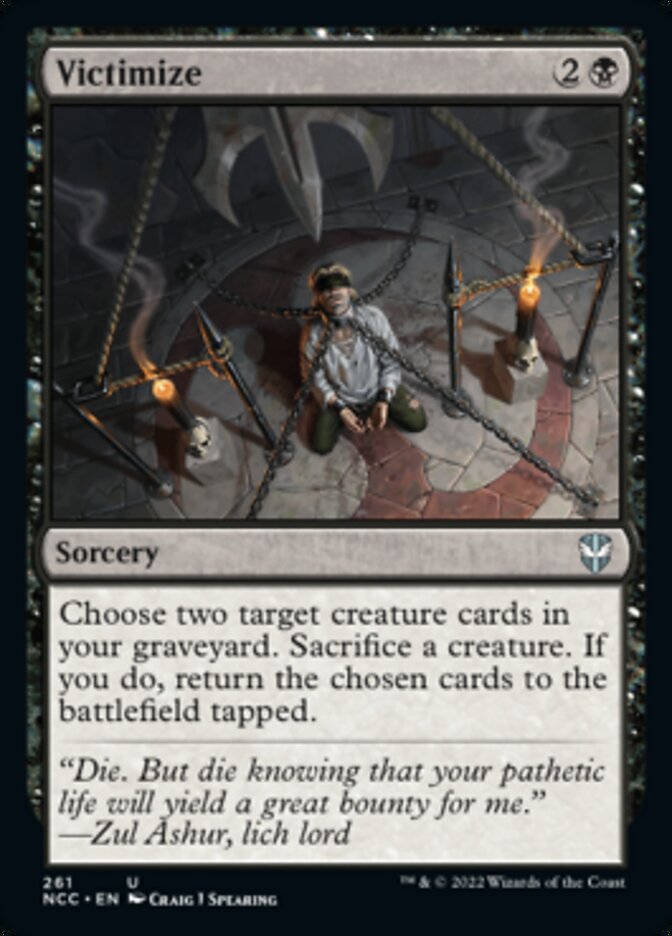 Victimize [Streets of New Capenna Commander] - Evolution TCG