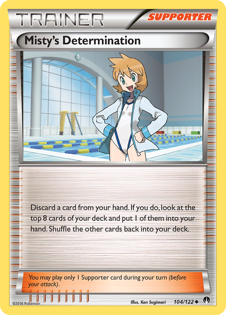 Misty's Determination (104/122) [XY: BREAKpoint] - Evolution TCG
