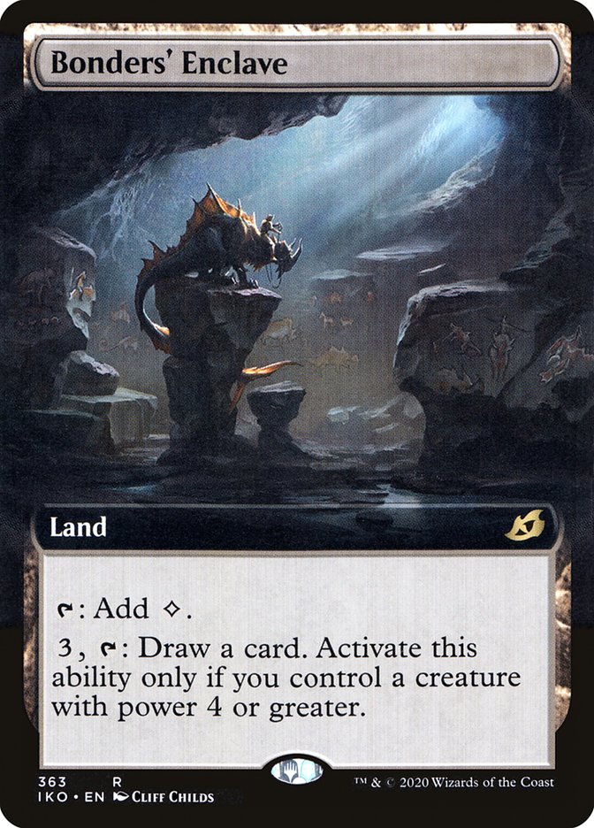 Bonders' Enclave (Extended Art) [Ikoria: Lair of Behemoths] - Evolution TCG