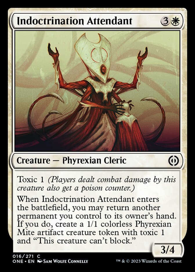 Indoctrination Attendant [Phyrexia: All Will Be One] - Evolution TCG