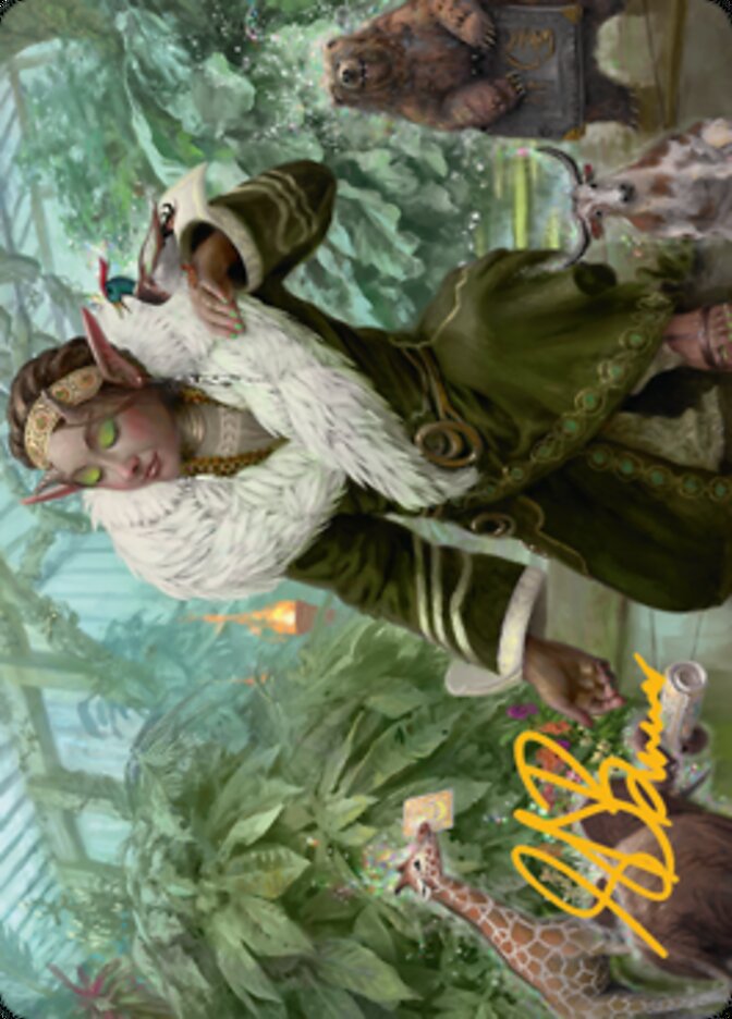 Rumor Gatherer Art Card (Gold-Stamped Signature) [Streets of New Capenna Art Series] - Evolution TCG