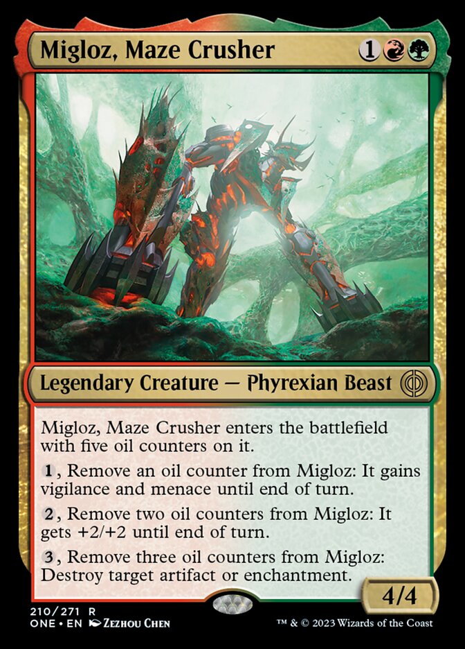 Migloz, Maze Crusher [Phyrexia: All Will Be One] - Evolution TCG